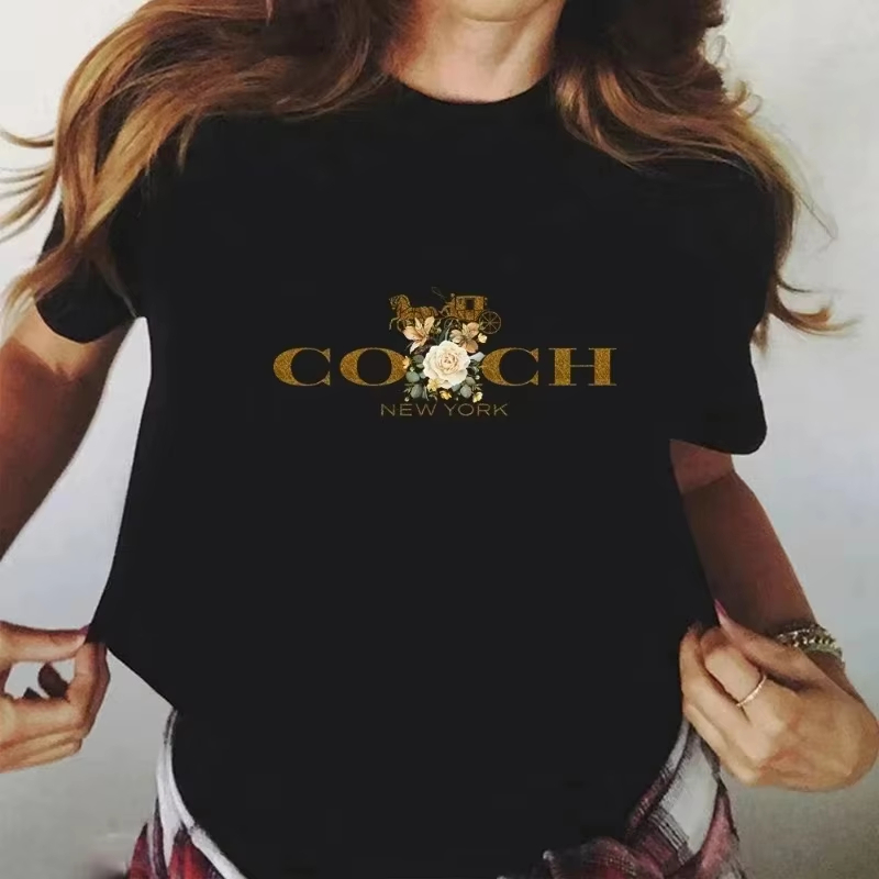 Streetwear Brand With Flower Logo - T-shirt di Lusso con Logo Classico