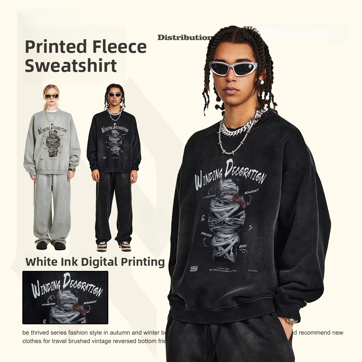 Felpa con cappuccio in cotone  - Streetwear Brand With K recensione e prezzo